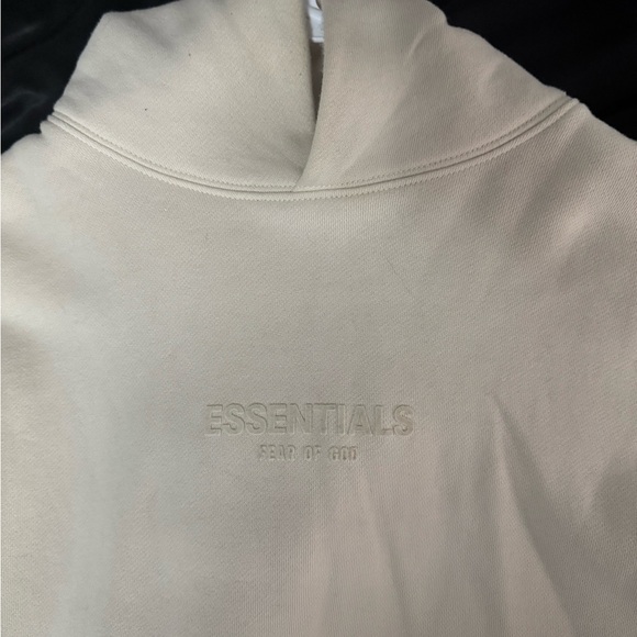 Mens Essentials Hoodie, Eggshell size M - Picture 2 of 4
